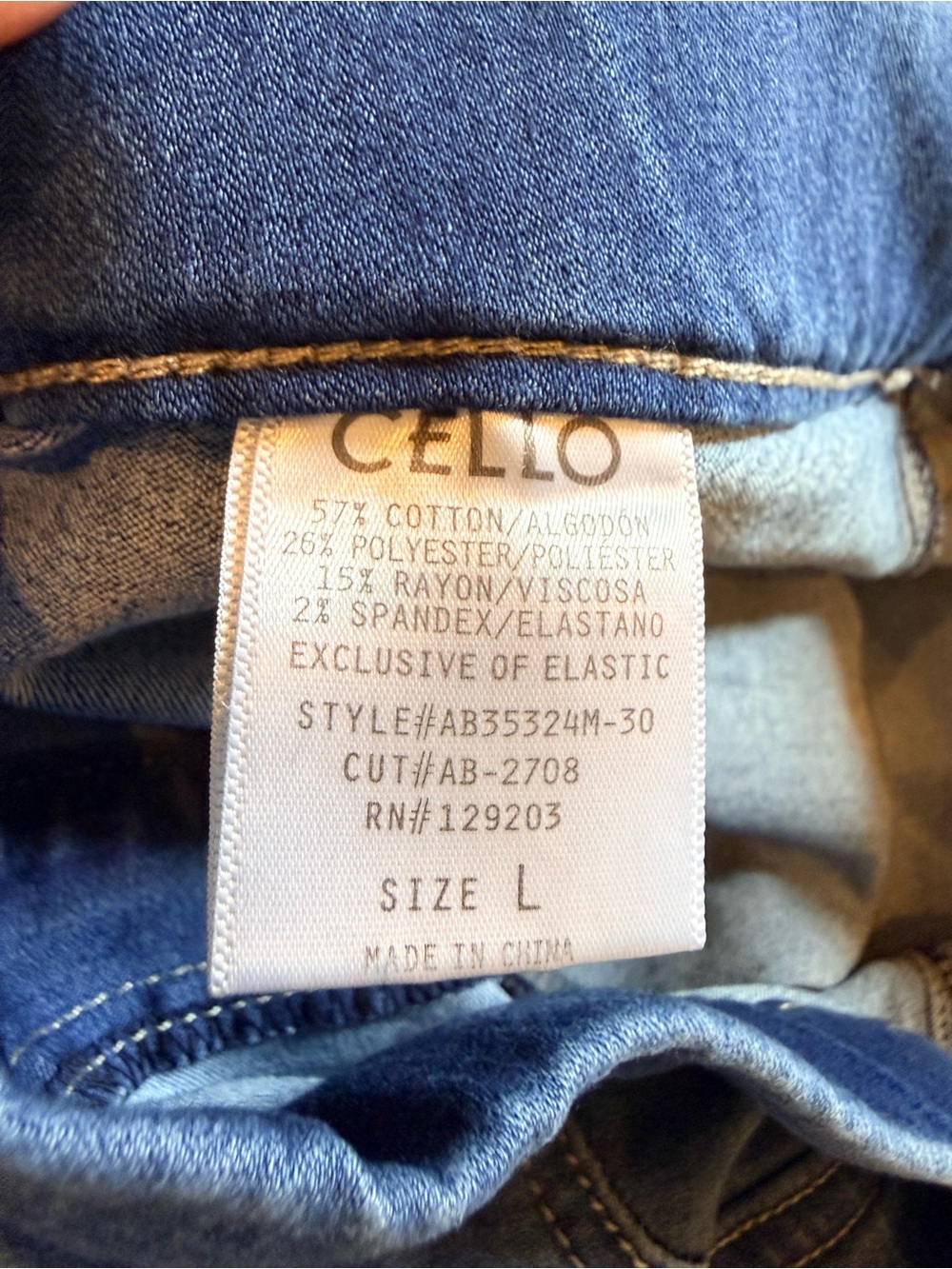 Cello Pull On Flare Jeans in Light Blue - Picture 7 of 10